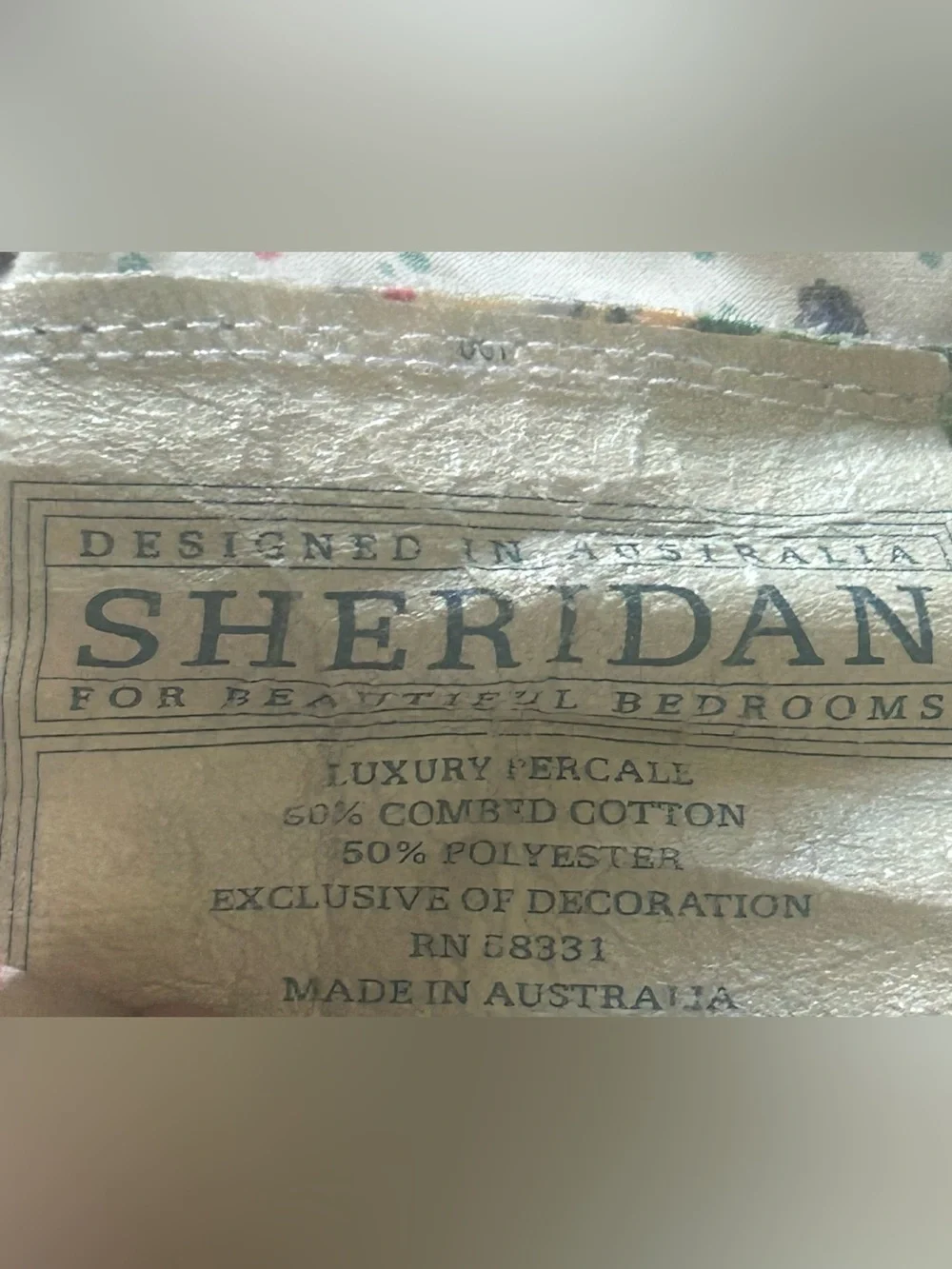 Sheridan “Tropikee” bedsheet!